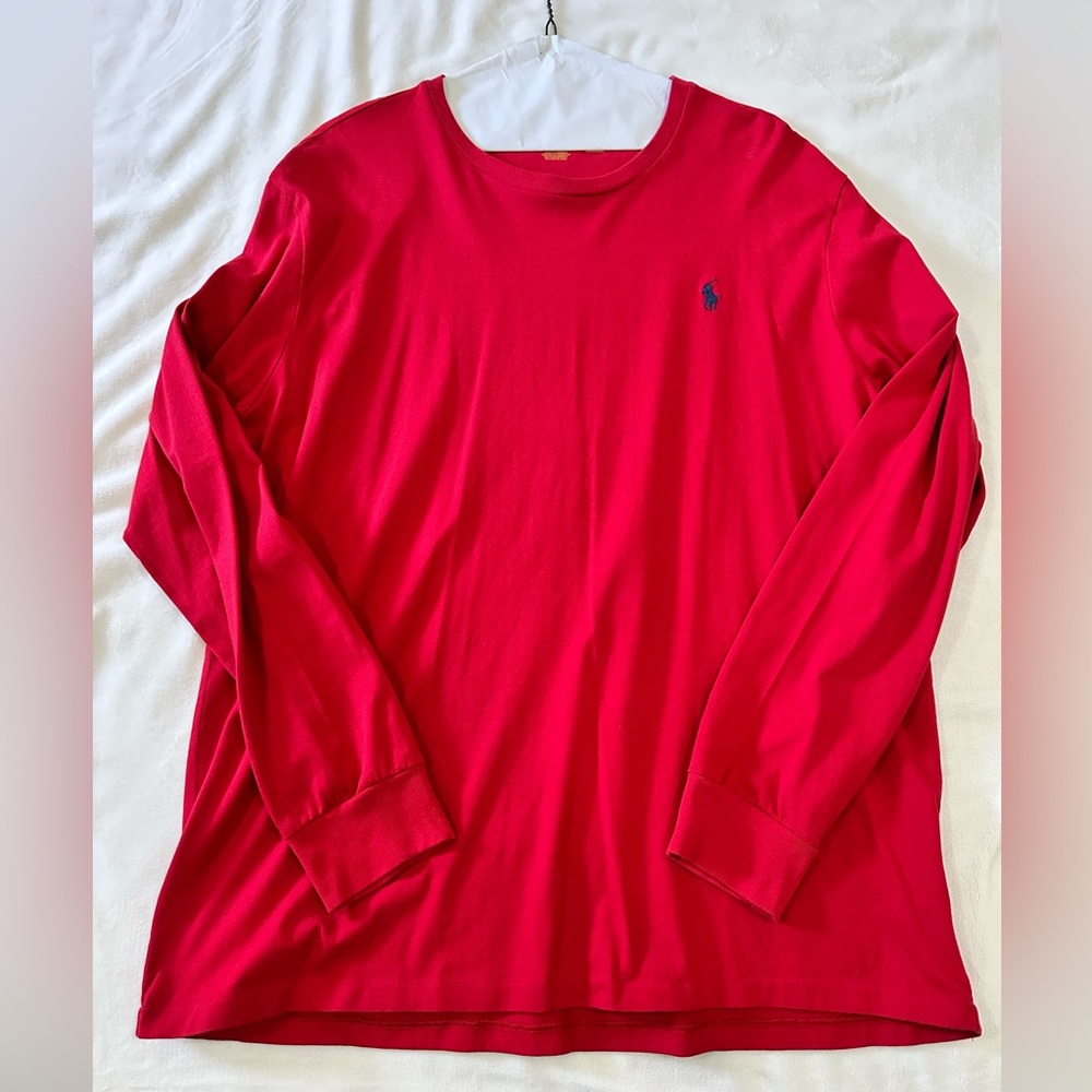 POLO RALPH LAUREN LONG SLEEVE TEE(used)